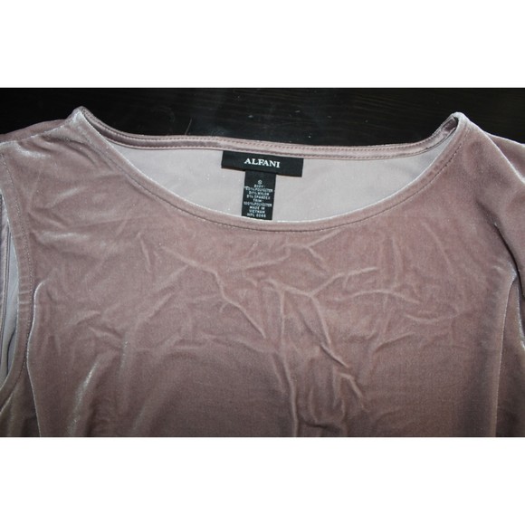 Alfani Mauve Mock Layer Tunic Small - Picture 4 of 5